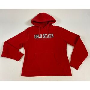 Ohio State Sweatshirt Women's Small Red Hooded Embroidered Pullover